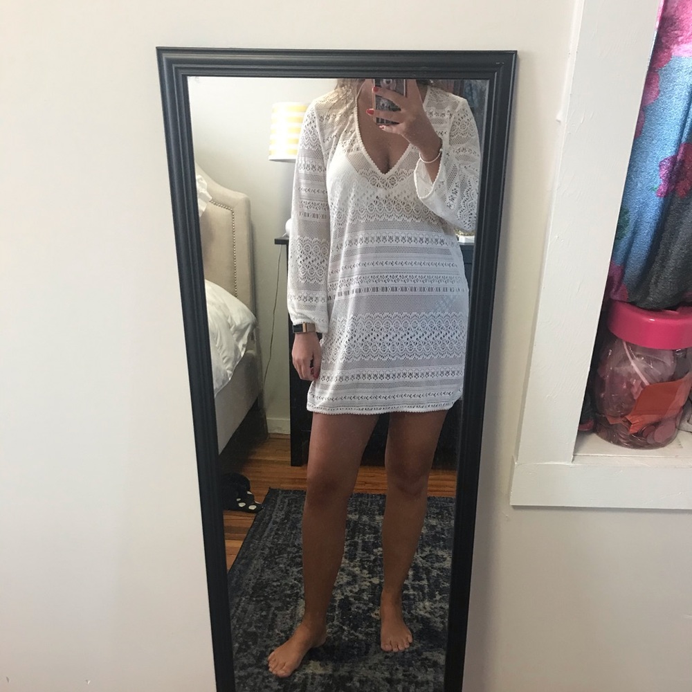 Kate Spade Crochet Swim Cover Up Dress